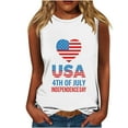 thumbnail image 1 of VerPetridure American Flag Tank Top Women 4th of July Tanks Tops for Womens USA Flag Patriotic Shirts Vest Sleeveless Tee, 1 of 5