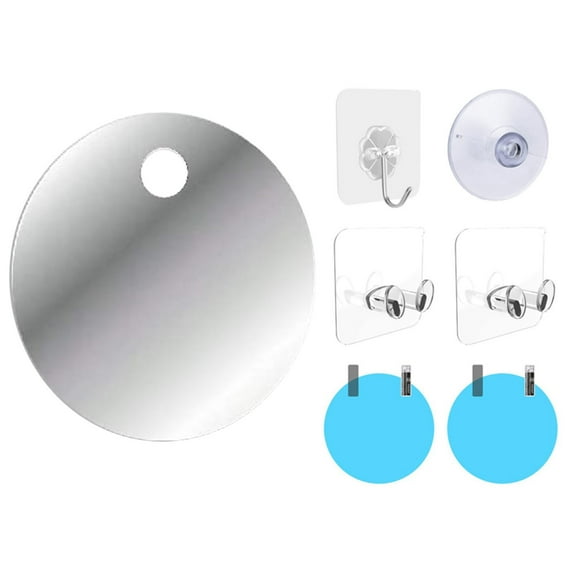 VerPetridure Anti-fog Mirror Suction Cup Hanging Shaving Mirror Set That Is Not Easy To Break