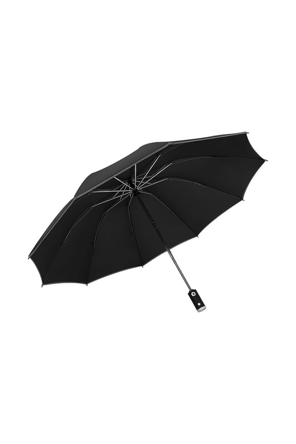 Automatic Umbrella Reverse Folding Business Umbrella With Reflective Strips