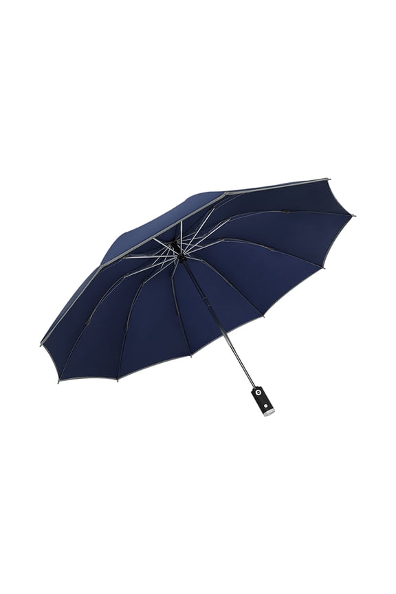 Automatic Umbrella Reverse Folding Business Umbrella With Reflective Strips