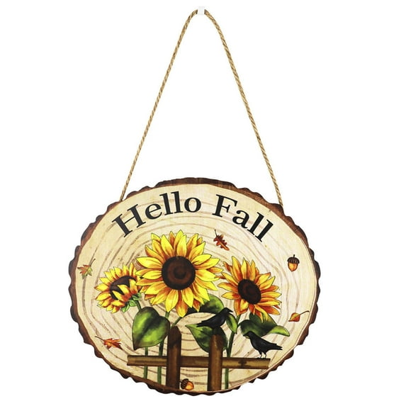 VerPetridure Autumn Door Hanging Tag Pendant Fall Ornament Welcome Sign Decorative Vintage Wall Hanging Home Garden