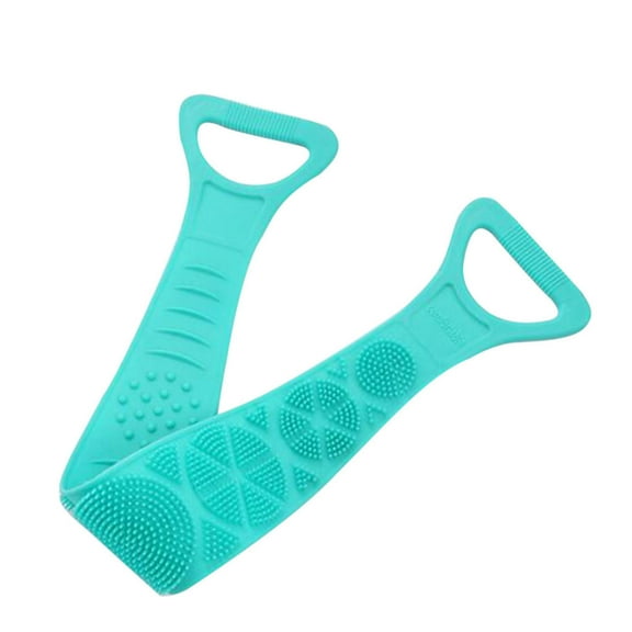 VerPetridure Bath Shower Silicone Body Brush Bath Belt Exfoliating Body Brush Belt Wash 1PC
