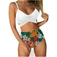 thumbnail image 1 of VerPetridure Bathing Suit for Women 2 Piece Bikini Women's Fashion Bikini Set Swimsuit Two Piece Printing Suspenders Swimwear Beachwear, 1 of 5