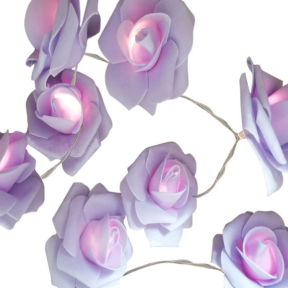 VerPetridure Beautiful Rose Bouquet LED Tree Lights Party Wedding Home Decor Gift