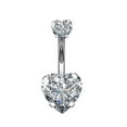 thumbnail image 1 of VerPetridure Belly Button Ring Updated S Urgical Steel Belly Button Rings With Properly navel ring, 1 of 1