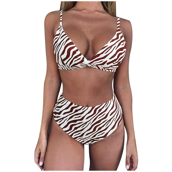 VerPetridure Bikini Sets for Women Push Up Women Solid Color Padded Push Up Swimsuit Swimwear Beachwear Swimwear Bikini Set
