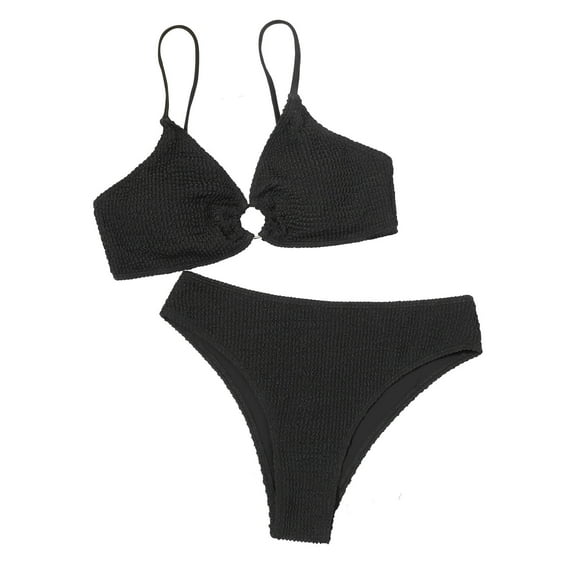 VerPetridure Bikini Sets for Women Women's Split Solid Bikini Two-piece Swimsuit
