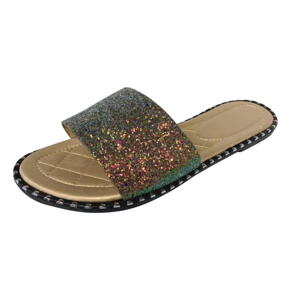 VerPetridure Black Sandals Women Fashion Women's Casual Shoes Breathable Outdoor Leisure Sandals Slippers