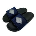 thumbnail image 1 of VerPetridure Black Sandals Women Women's Summer Craft Flashing Shoes Fashion Denim Flat Slippers, 1 of 6