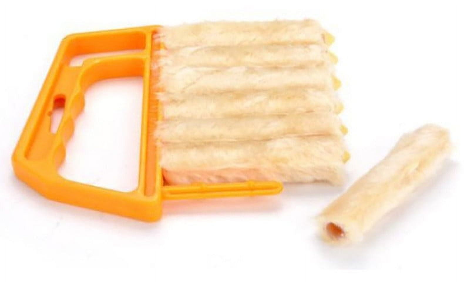 VerPetridure Blind Cleaner Brush,Blind Cleaner Duster Tool, 7 Finger