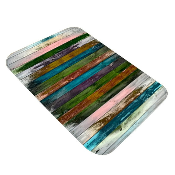 VerPetridure Blue Velvet Print Non-Slip Absorbent Floor Mat 40X60 Cm 40X60 CM Carpet Hallway Doormat Anti - Slip Carpet Absorb Water Kitchen Mat/Rug