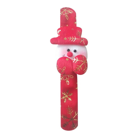 VerPetridure Bracelet Snowman Model 1 Christmas Slap Bracelets Santa Claus Snowman Wristband, Decorations for Girls And Boys