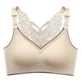 thumbnail image 1 of VerPetridure Bras for Women Full Coverage Butterfly Back Underwear No Underwire and Mark Large Vest Bra, 1 of 8