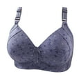 thumbnail image 1 of Utoimkio Bras for Women Full Coverage Woman's Printing Gathered Together Large Size Daily Bra Underwear No Rims, 1 of 3