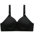 thumbnail image 1 of VerPetridure Bras for Women No Underwire Woman's Solid Color Fashion Bowknot Comfortable Hollow Out Bra Underwear No Rims, 1 of 9