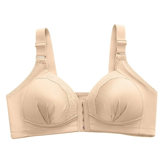VerPetridure Bras for Women Plus Size Woman's Solid Color Fashion Bowknot Comfortable Hollow Out Bra Underwear No Rims