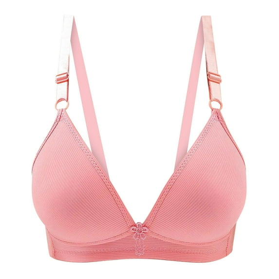 Utoimkio Bras for Women Push Up Woman's Three-Breasted Comfortable Lace Gathered Together Daily Bra Underwear No Rims