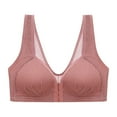 thumbnail image 1 of VerPetridure Bras for Women Push Up Women's Bra Soild Wire Free Underwear One-Piece Bra Everyday Front Buckle Underwear, 1 of 7
