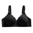 thumbnail image 1 of VerPetridure Bras for Women Wirefree Women Bra No Rims Lace Comfortable Breathable Anti-exhaust Base Top Solid Underwear, 1 of 2