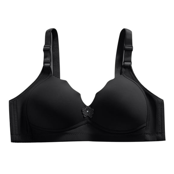 VerPetridure Bras for Women Wirefree Women Bra No Rims Lace Comfortable Breathable Anti-exhaust Base Top Solid Underwear