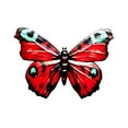 thumbnail image 1 of VerPetridure Butterfly Garden Decor Metal Art Wall ornament Living Room Bedroom Home Decor Red Garden Butterfly Art Outdoor Garden Backyard Metal Animal Decoration Gift, 1 of 2