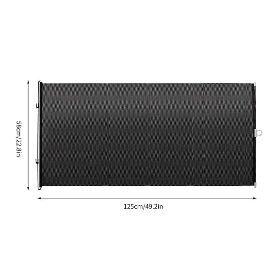 VerPetridure Car Roller Sunshade Universal Retractable Car Window Shade With Suction Cups Car Side Window Sun Shade To Protect