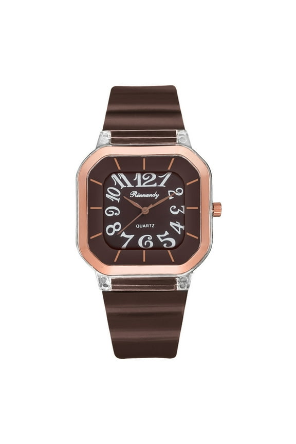 Casual Belt Watches Silica Gel Ladies' Small Dial Quartz Clock Dress ladies watch