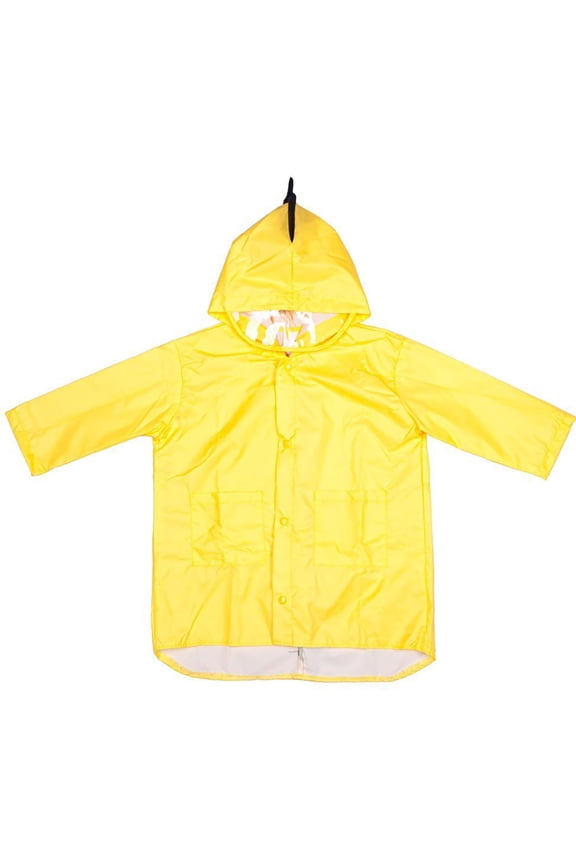 Children'S Three-Dimensional Dinosaur Windproof And Rainproof Hooded Jacket