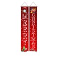 thumbnail image 1 of VerPetridure Christmas Curtain Decoration Christmas Decoration Curtain Creative Decoration Couplets Hanging Flags, 1 of 9