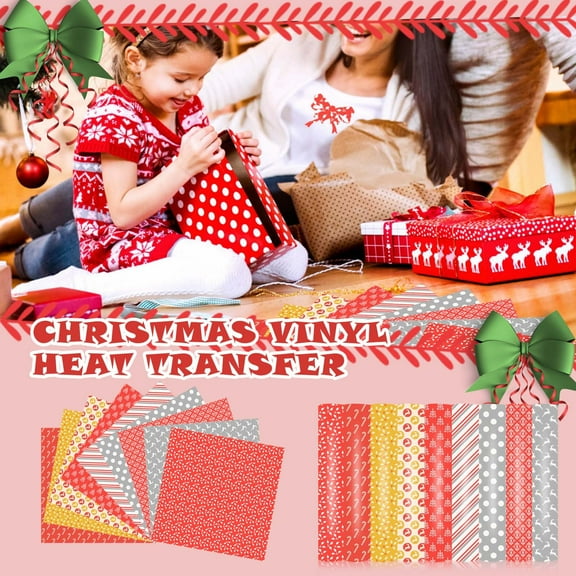 VerPetridure Christmas Decoration DIY Heat Transfer Paper 30x20cm Vinyl Lettering Film