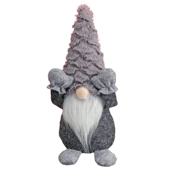 VerPetridure Christmas Decoration Supplies Decorative Doll Christmas Decorations Faceless Old Man Hands Up Doll Window Decoration Gray Christmas Decorations, Decorative Dolls, Christmas Decorations,