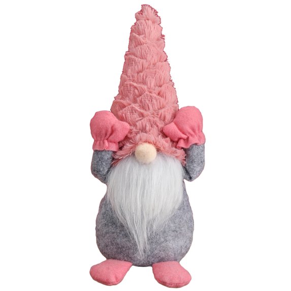 VerPetridure Christmas Decoration Supplies Decorative Doll Christmas Decorations Faceless Old Man Hands Up Doll Window Decoration Pink Christmas Decorations, Decorative Dolls, Christmas Decorations,