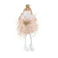 thumbnail image 1 of VerPetridure Christmas Decorations Crown Angel Creative Christmas Tree Pendant Children'S Gift Orange Christmas Angel Plush Doll Pendant Tree Hanging Decoration Party Ornaments, 1 of 2