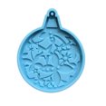 thumbnail image 1 of VerPetridure Christmas Ornaments Round Shape Pendant Molds For Epoxy Resin DIY Crafts Jewelry Keychain Making, 1 of 1