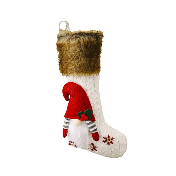 VerPetridure Christmas Socks Gift Rudolph Faceless Doll Goblin Bags Christmas Decorations Ornaments Socks Candy Bag