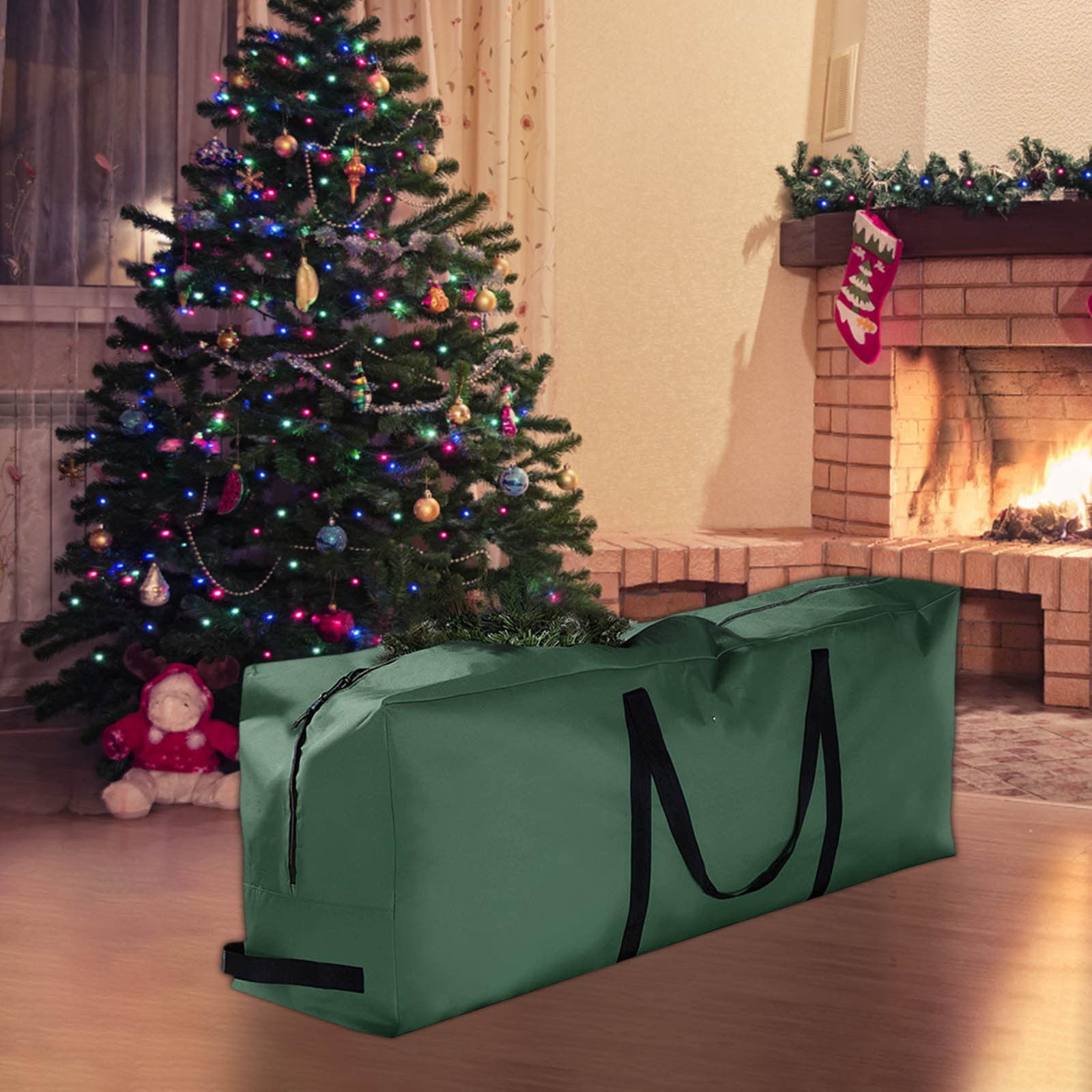VerPetridure Christmas Tree Storage Bag,Fits Up to 5.4 Foot Holiday