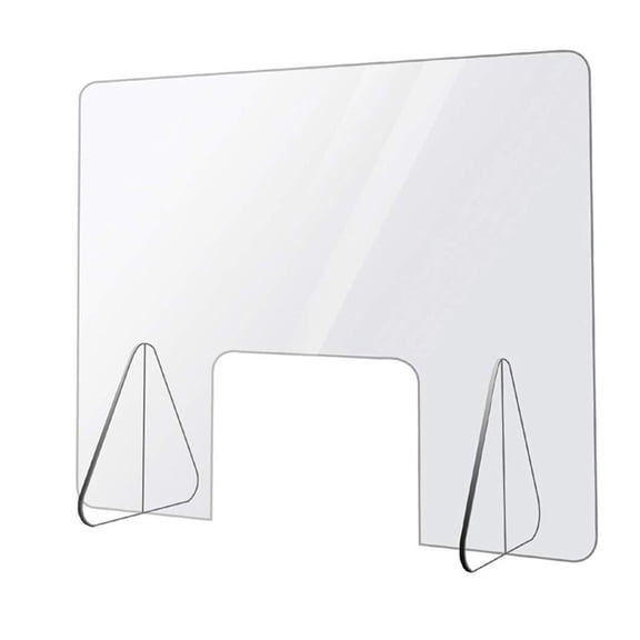 VerPetridure Clear Perfection Reception Side Sale Counter Sprayed UV Cut Transparent Height