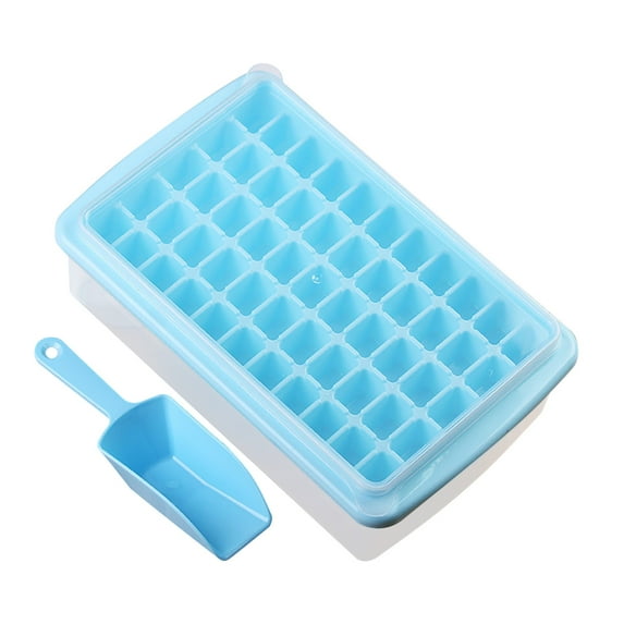 VerPetridure 55 Trays With Lid And Fresh-keeping Box Ice Mold For Ice Making Free Ice Shovel