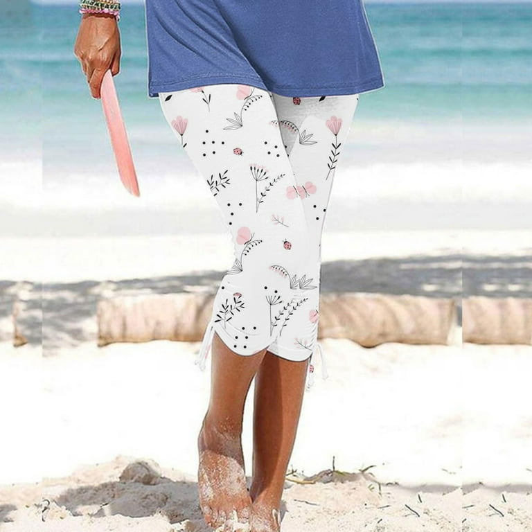 VerPetridure Clearance Capri Pants for Women's Comfortable Cropped