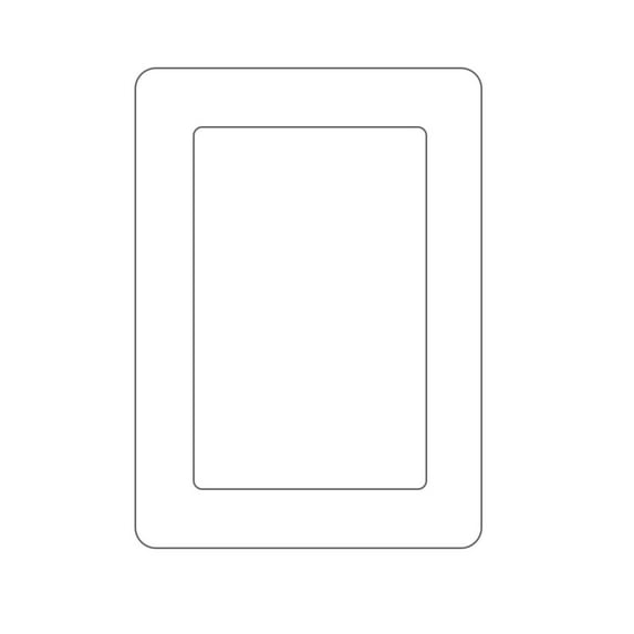 VerPetridure Colorful Magnetic Picture 11.8*16cm Photo Magnets Photoframe Refrigerato WH