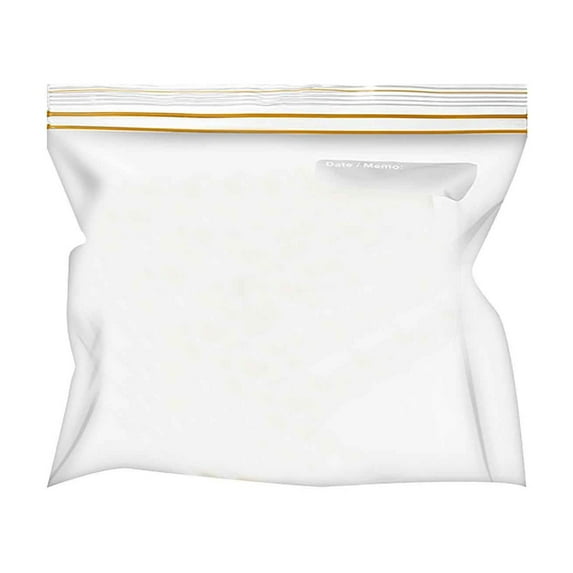 VerPetridure Household Food Grade Sealed Bag Kitchen Refrigerator Fruit And Vegetable Self-sealing Preservation Bag Freezer Dense Bag Small (pack Of 30)