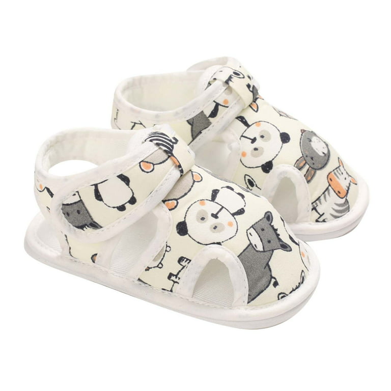 VerPetridure Clearance Kids Sandals On Clearance Under $5 Toddler Baby  Girls and Boys Cute Sandals Printed Soft Sole Cutout Sandals