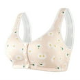 thumbnail image 1 of Utoimkio Nursing Bras for Breastfeeding Large Breast with High Support Comfort Maternity Bra,Seamless Soft Wirefree Front-Closure Pregnancy Bra, 1 of 4