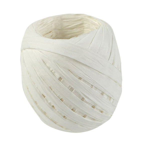 VerPetridure Clearance Raffia String, 20m Raffia Ribbon for Wrapping Packing Birthday Gift Hamper & Box