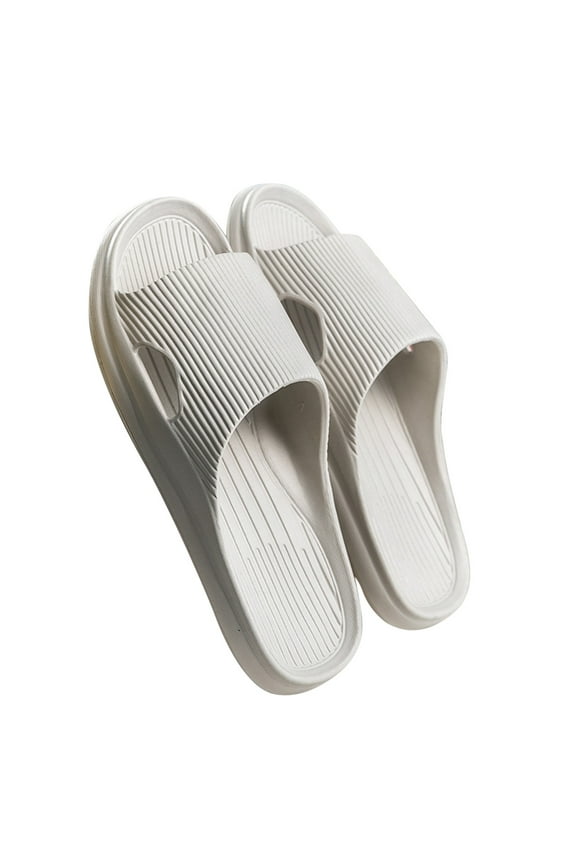 Shower Slippers for Women Men, Quick Drying Lightweight Non Slip Open-toe Travel Breathable Shoes Slide Slippers for Bathroom,House Slipper,Outdoor Size 9.5