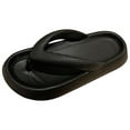 thumbnail image 1 of VerPetridure Women's Flip Flops Summer Loose Thick Bottom EVA High Elastic Rubber And Plastic Leisure Beach Flip-flops Size 5.5, 1 of 8