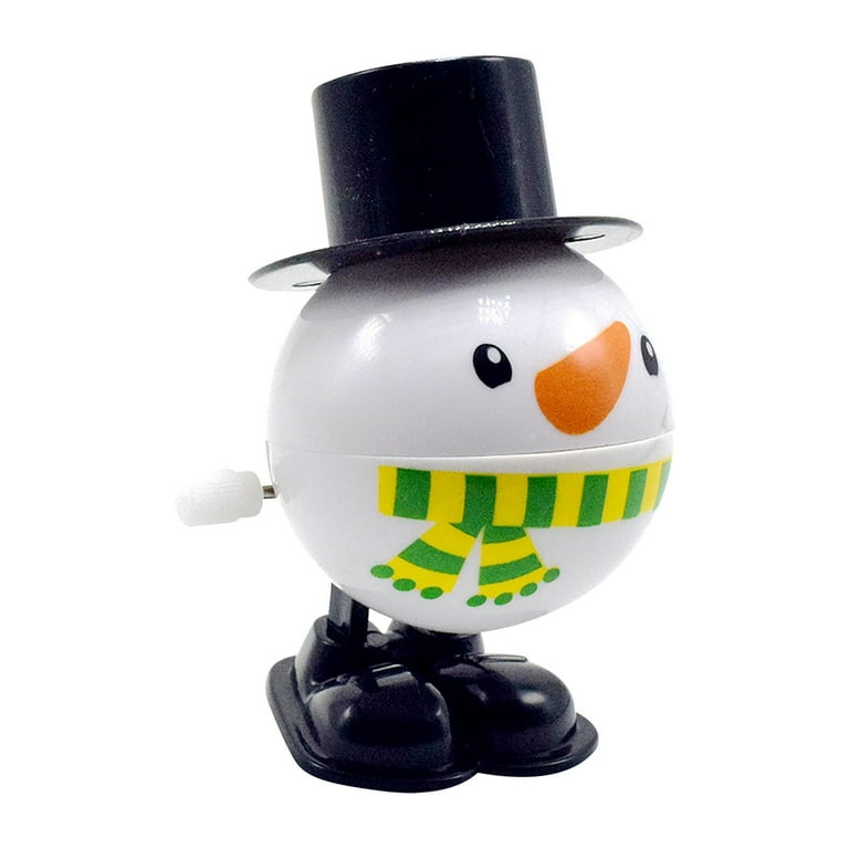 VerPetridure Clockwork Toy Top Hat Snowman Christmas Wind Up