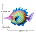 thumbnail image 1 of VerPetridure Colorful Metal Fish Metal Art Wall Hanging Ornament Living Room Bedroom Home Decor Fish Metal Art Wall Decoration Living Room Bedroom Home Decoration, 1 of 2