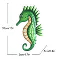 thumbnail image 1 of VerPetridure Colorful Metal Seahorse Metal Art Wall Ornament Living Room Bedroom Home Decor Hippocampus Metal Art Wall Decoration Living Room Bedroom Home Decoration, 1 of 2