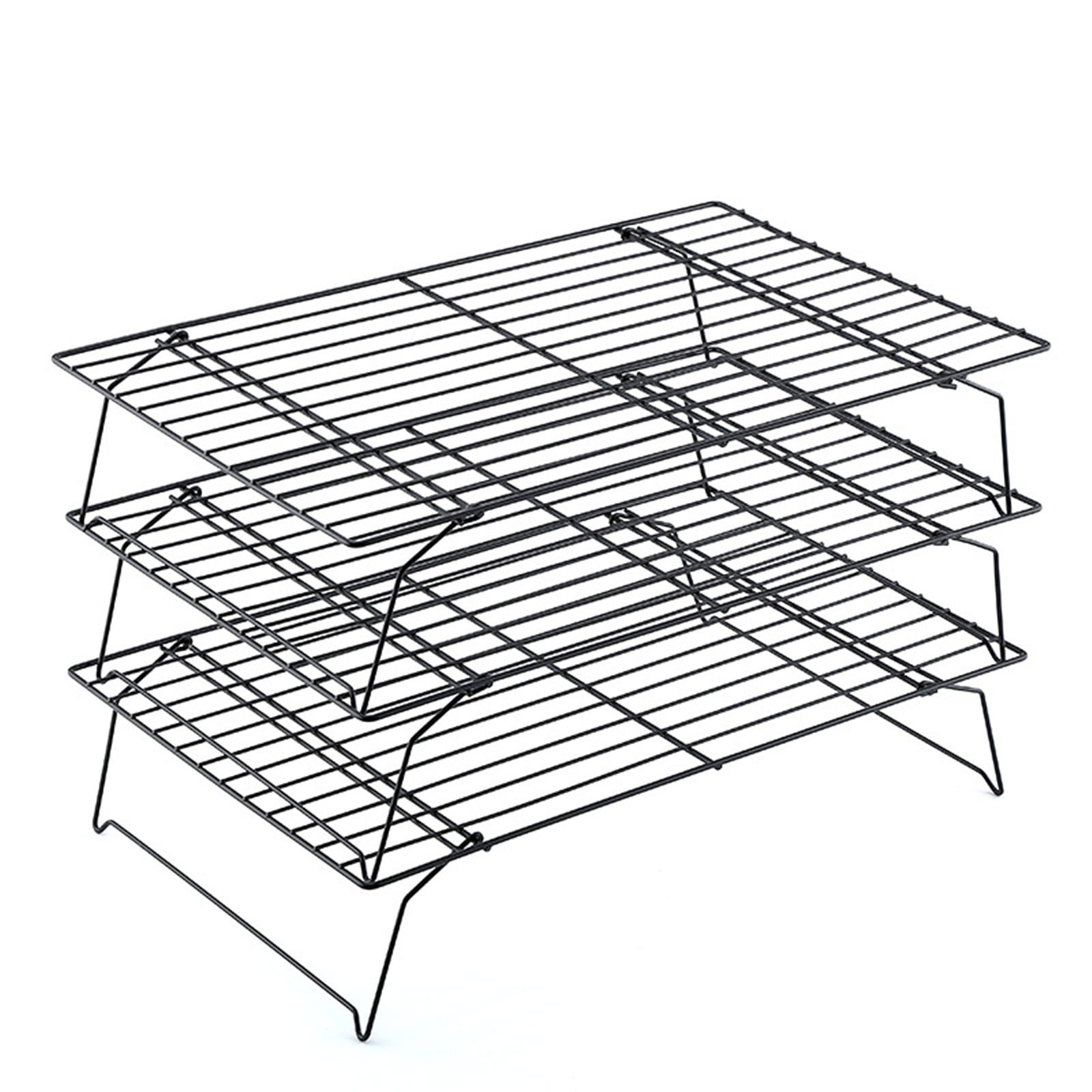 VerPetridure Cooling Rack Three-Layer Folding Cooling Rack Drying Rack ...